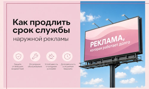 Как продлить срок службы наружной рекламы в Карабулаке
