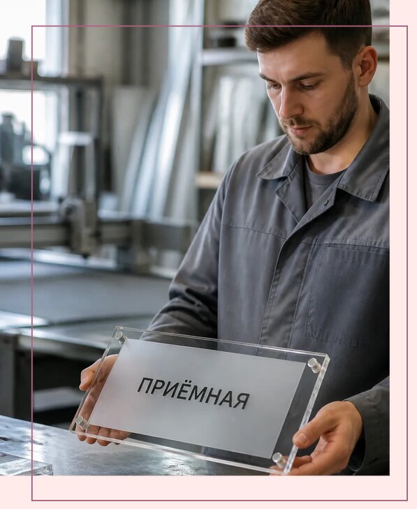 Таблички из оргстекла на заказ в Карабулаке от 4028 р. | Аванза-Крб